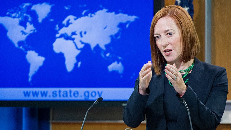 Psaki 'olvidó' las nuevas sanciones contra Rusia que ella misma anunció esta semana 