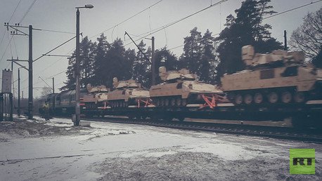 Video exclusivo: Graban 'in fraganti' blindados del Ejército de EE.UU. en Letonia