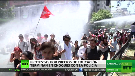 Chile: Protestas por el coste de la educación terminan en choques con la Policía
