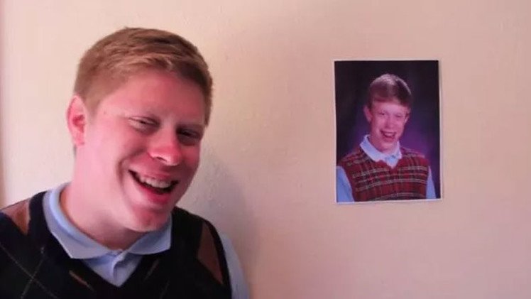 El 'hombre meme': 'Brian mala suerte' cuenta su increíble historia