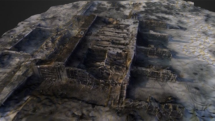 Vídeos: periodistas crean un 'modelo 3D' del destruido aeropuerto de Donetsk