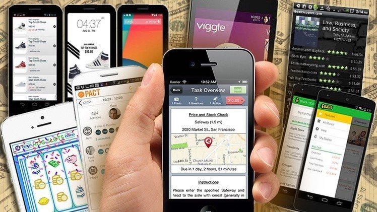 Aplicaciones móviles que pagan a usuarios