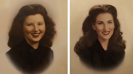 Una transformación increíble: una joven representada en siete generaciones