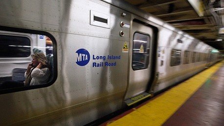 Fuerte incendio en la estación Pensilvania de Nueva York