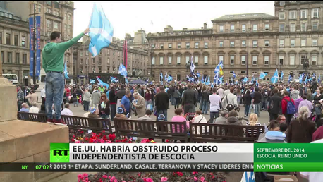 Documentos secretos: EE.UU. habría obstruido el proceso independentista escocés