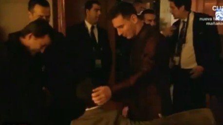 El hijo de Ronaldo se asombra ante el máximo rival de su padre