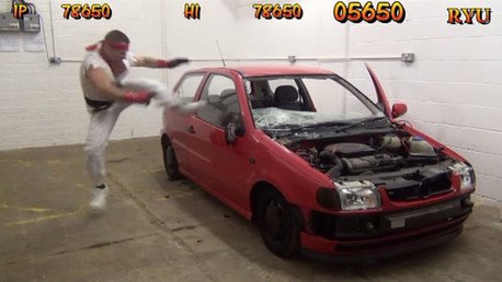 ¡Shoryuken!: un joven recrea 'Street Fighter' en la vida real