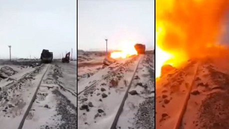 Sobrevive a una fuerte explosión que graba involuntariamente con su celular