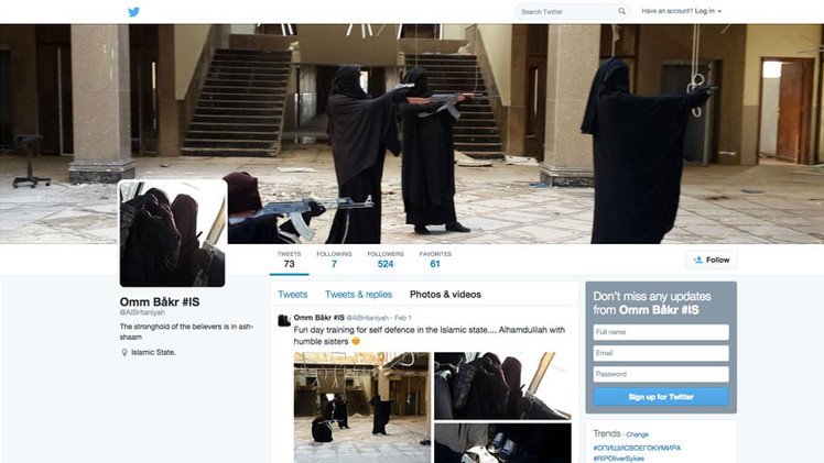Gemelas británicas publican fotos de cómo entrenan en el Estado Islámico para matar en Siria