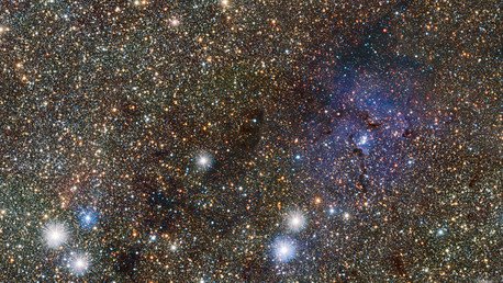 El telescopio VISTA obtiene impresionantes fotos de estrellas ubicadas tras la Vía Láctea