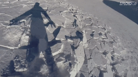 Cómo se ve una avalancha cuando se produce bajo nuestros pies