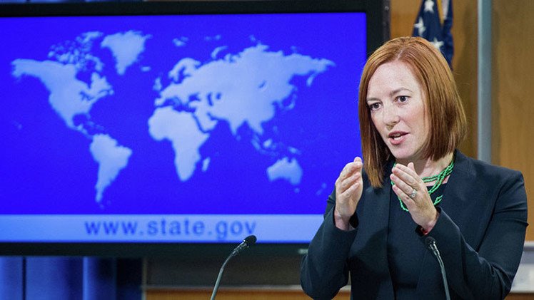 Psaki hace reír a los periodistas al decir que EE.UU. no apoya golpes de Estado