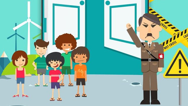 Una empresa china compara Apple con Hitler en una nueva campaña de publicidad