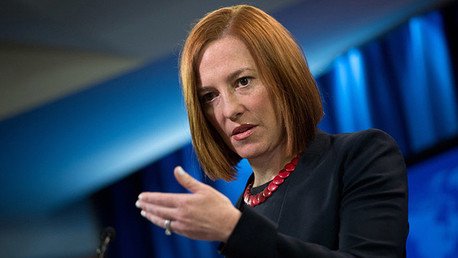 Jen Psaki condena la película sobre la reunificación de Rusia y Crimea sin haberla visto