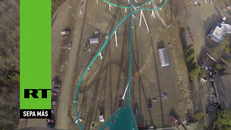  Así es el viaje en primera persona en la montaña rusa más alta del mundo 