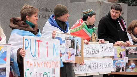 Celebran en La Haya el aniversario de la reunificación de Crimea con Rusia