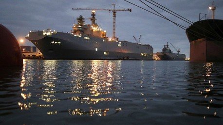 Se inicia en Francia la prueba del portahelicópteros Mistral encargado por Rusia