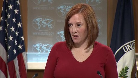 Psaki: EE.UU. no tiene intención de entrar en guerra con Rusia en Ucrania