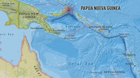 Un terremoto de magnitud 7,7 causa amenaza de tsunami en Papúa Nueva Guinea