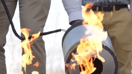 ¿Es este el extintor del futuro?: Así apagan el fuego con ondas de sonido  