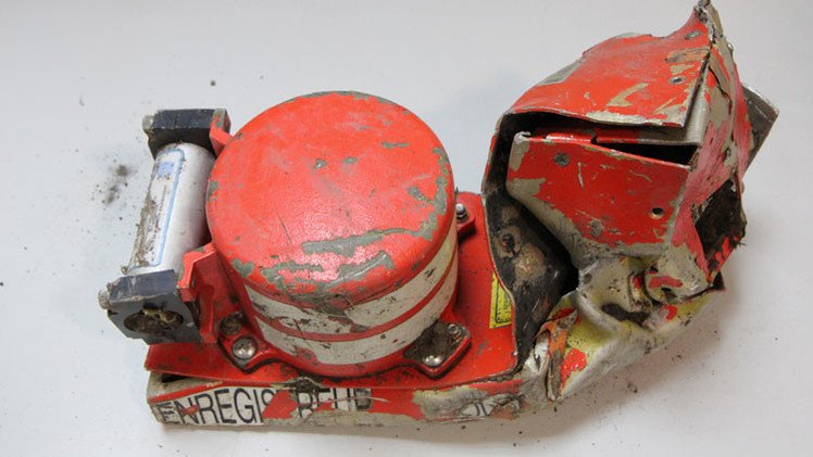 Encuentran la segunda caja negra del avión siniestrado de Germanwings