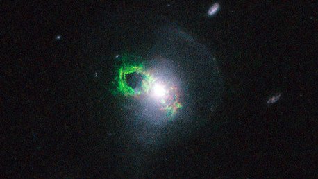 Fotos únicas: Hubble capta 'fantasmas verdes', muestras de una explosión radioactiva