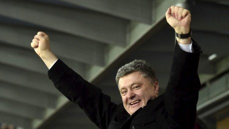 "¡El fascismo no pasará!": la bienvenida de Odesa a Poroshenko