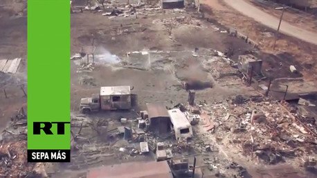 Apocalípticas imágenes: incendios convierten Siberia en un desierto calcinado