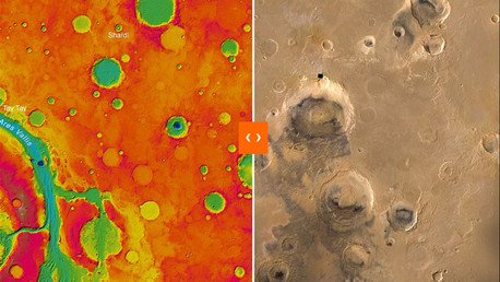 ¿Cómo es estar en Marte?: Un inédito mapa 3D tiene la respuesta (Fotos)