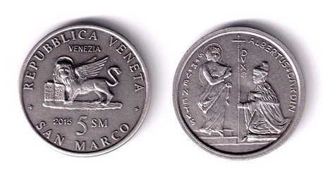 Italia: El 'Gobierno Veneziano' presenta el San Marco, su nueva moneda