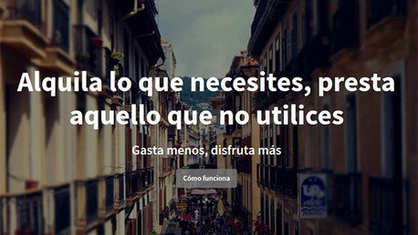 "Gasta menos, disfruta más": lanzan en España un servicio de alquiler diario de artículos