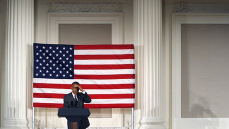 "Obama desapareció como un fantasma de otro mundo en la celebración de la Victoria"