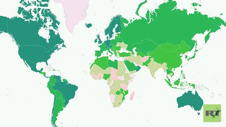 Mapamundi: Un nuevo estudio confirma que el dinero realmente 'compra' la felicidad