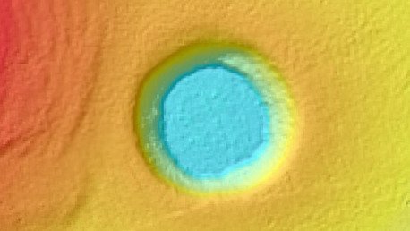 Hallan un gigante 'cráter loco' en un lago suizo con perfecta forma redonda