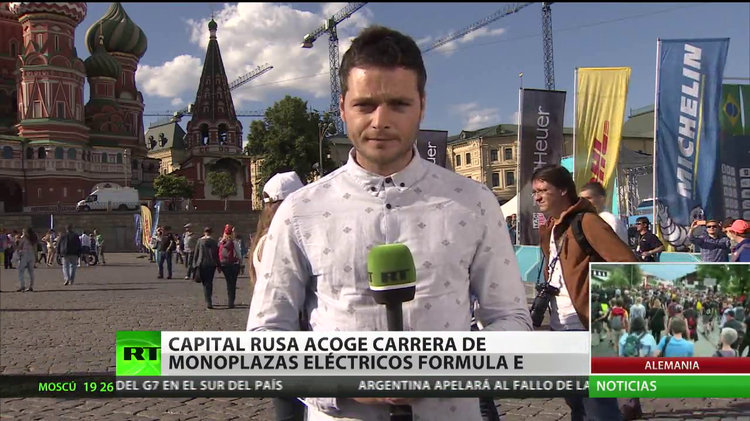 Moscú es escenario por primera vez de la "Formula E"