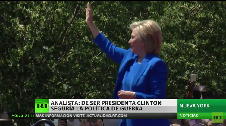 "Es muy probable que Hillary Clinton siga la actual política belicista de EE.UU."