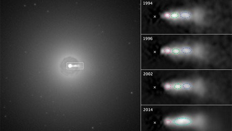 Video: Captan por primera vez la colisión de masas de plasma en un agujero negro