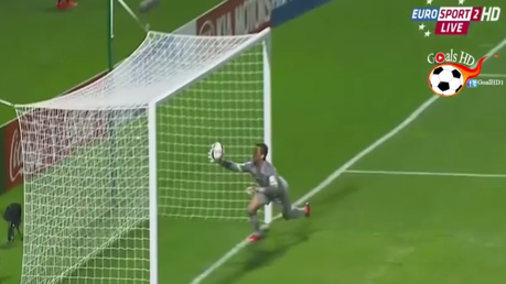 ¿Entró todo el balón en la portería?