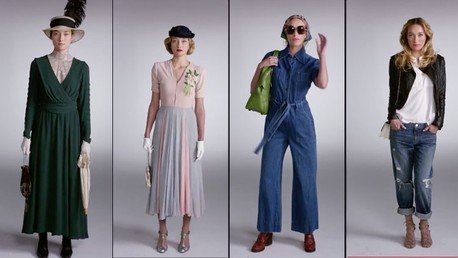 100 años de moda femenina en 2 minutos