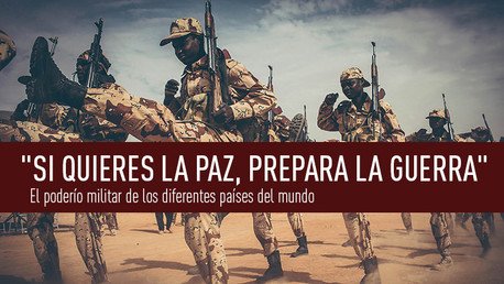 "Si quieres la paz, prepara la guerra":  El poderío militar de los diferentes países del mundo