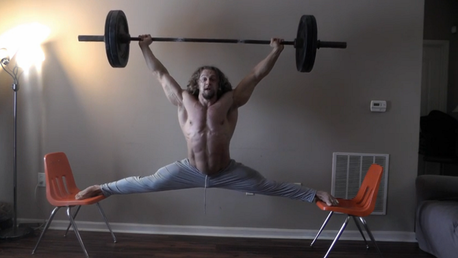 Pesas con apertura a lo Jean Claude van Damme