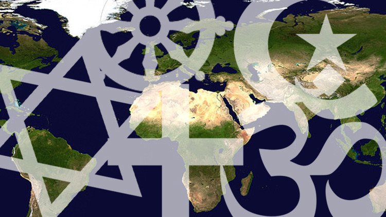 Un mapa muestra la expansión de las grandes religiones por el mundo 