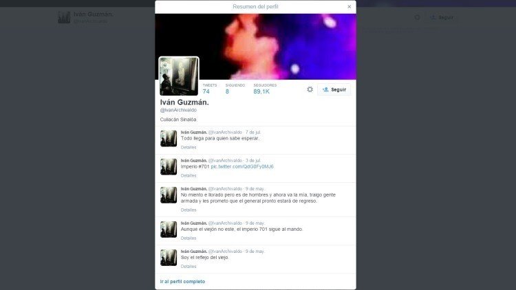 ¿Hijo de Joaquín 'El Chapo' Guzmán filtró en Twitter los planes de fuga de su padre?