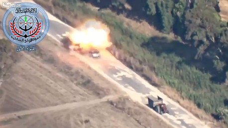 Conductor sobrevive milagrosamente tras ser impactado por un misil guiado