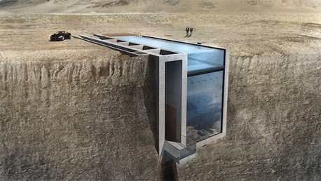 Fotos: Así es la impactante casa incrustada en un acantilado que logra la armonía con la naturaleza