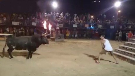 La venganza del toro embolado