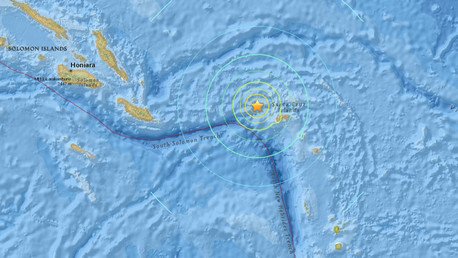 Alerta de tsunami en el Pacífico tras terremoto de magnitud 6,9 cerca de las Islas Salomón