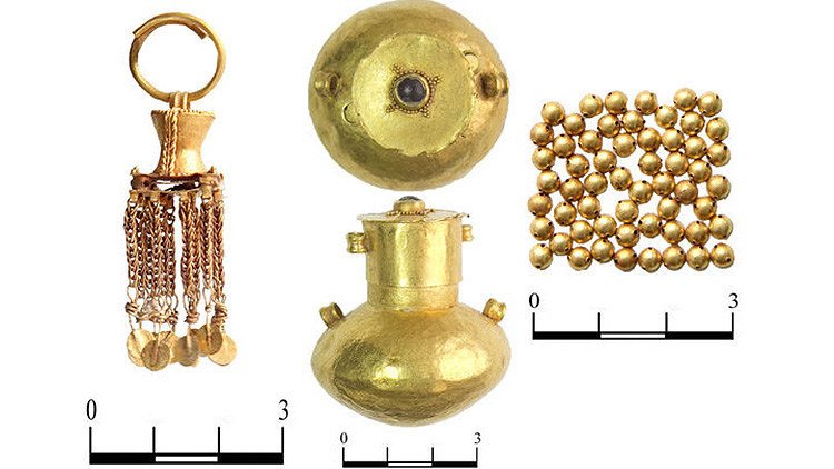 Descubren al sur de Rusia los restos de una mujer guerrera enterrada con su tesoro