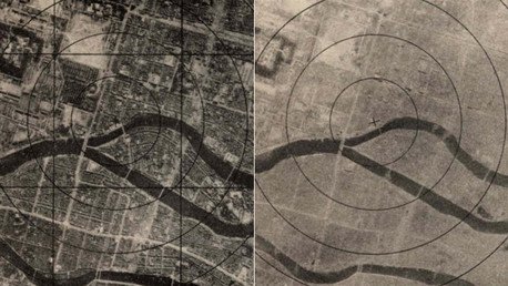 EE.UU. publica fotos de Nagasaki antes y después de la bomba atómica