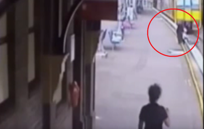 Jugar cerca de las vías del tren le pudo costar la vida, pero...